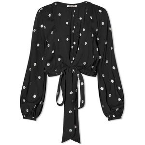 Ciao Lucia Romana Top Floral Long Sleeve